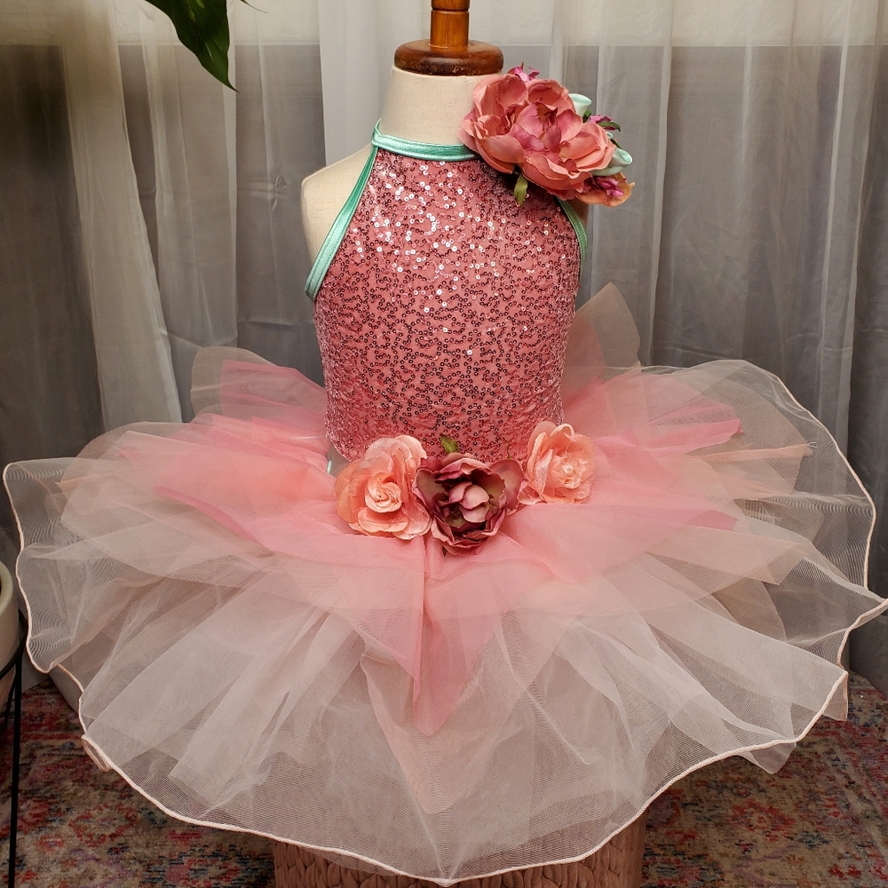 WEISSMAN “WHEN SHE LOVES ME” 11555 BALLET DANCE COSTUME Size 6/6x